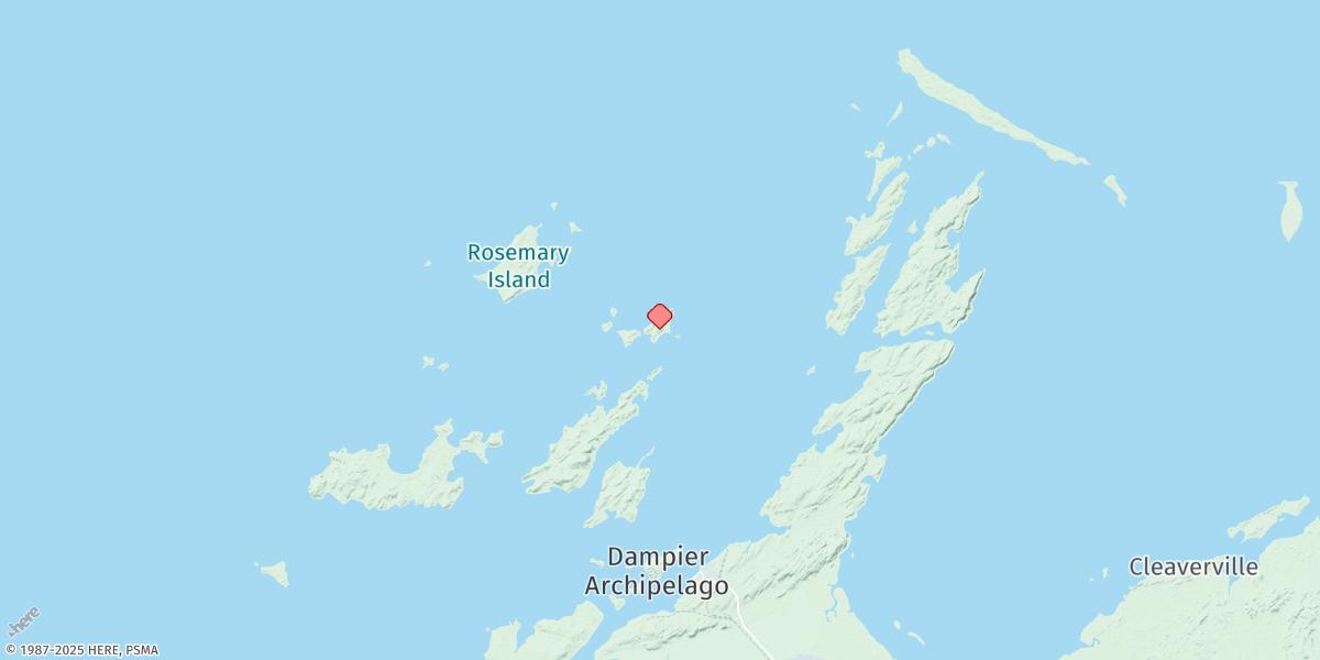 Map of Mawby Island