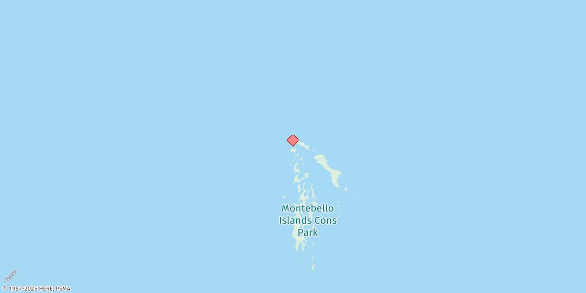 Map of North West Island