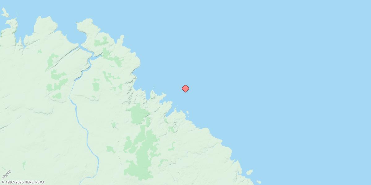 Map of Rocky Island
