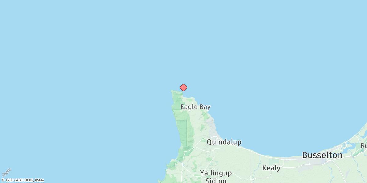Map of Bunker Bay