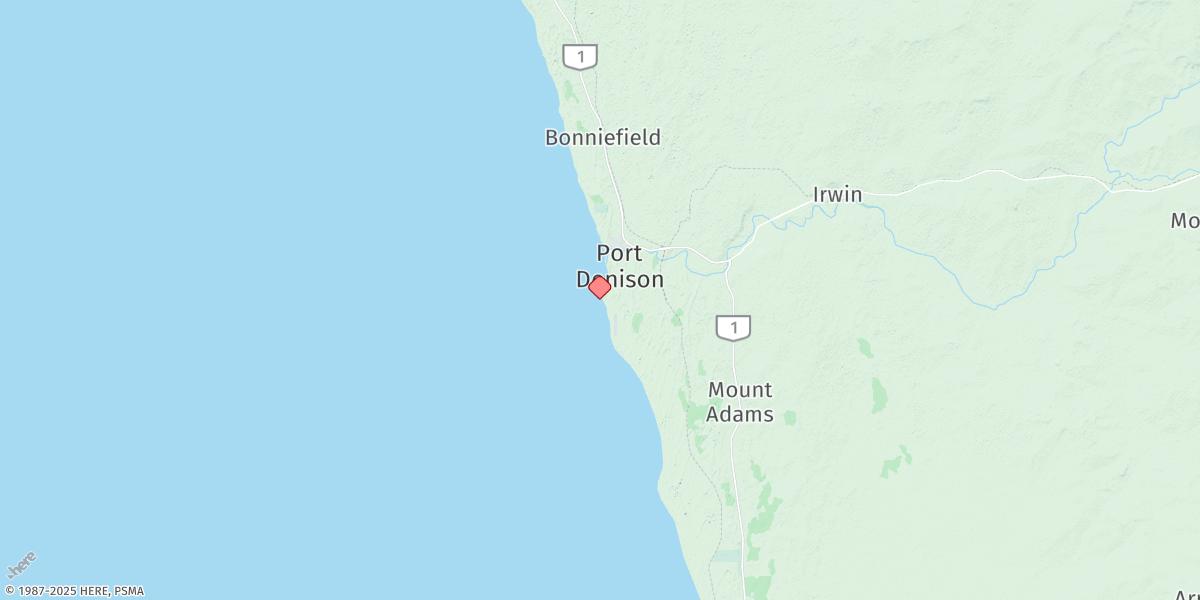 Map of Port Denison