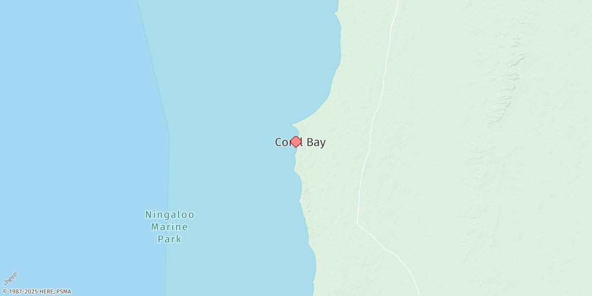 Map of Coral Bay