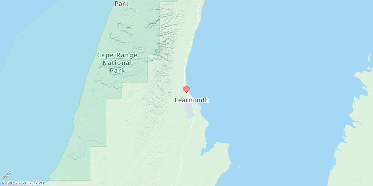 Map of Learmonth