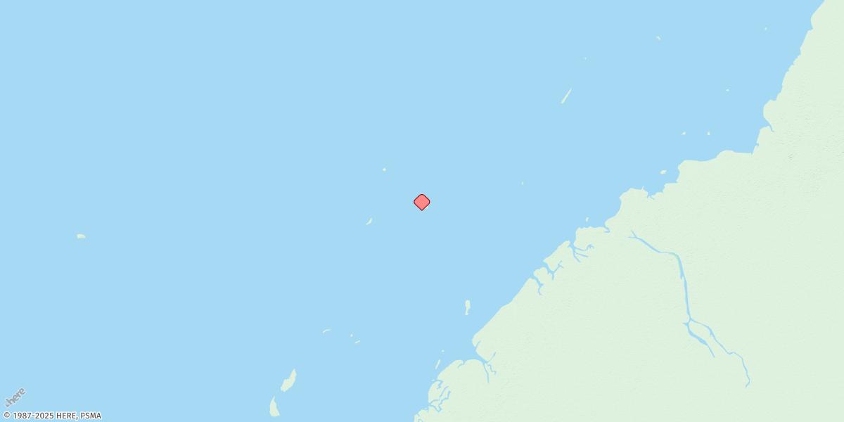 Map of Large Island