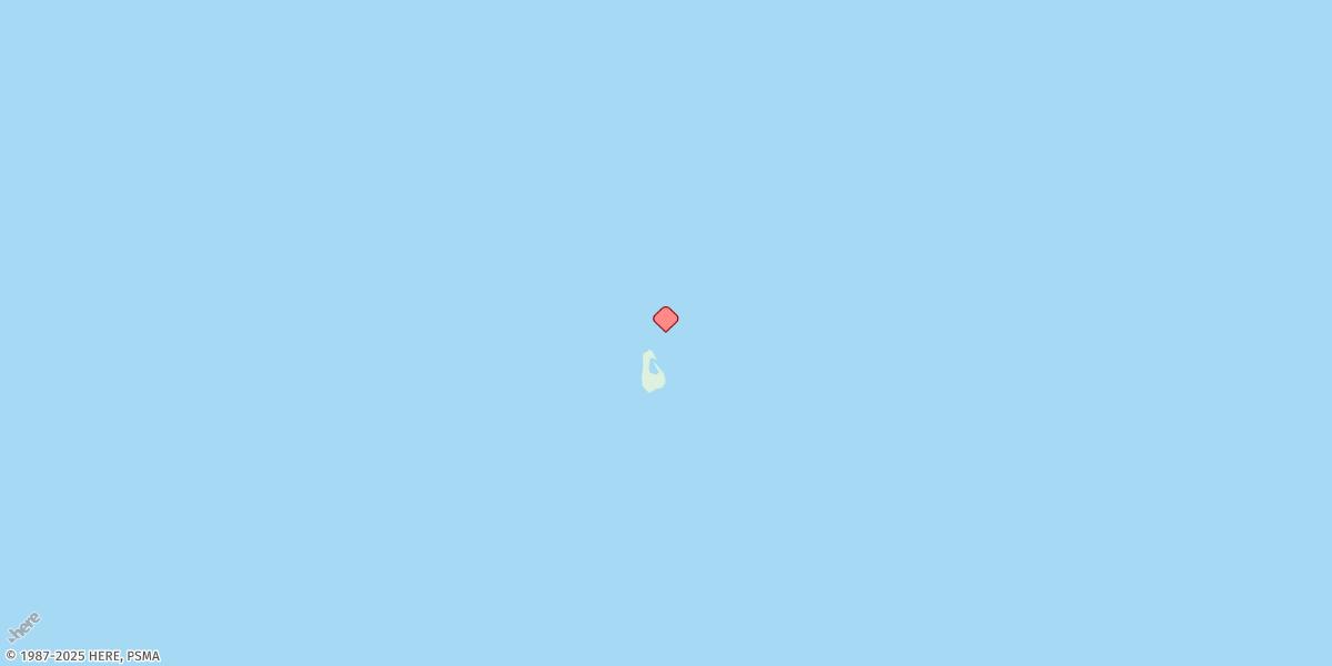 Map of Adele Island