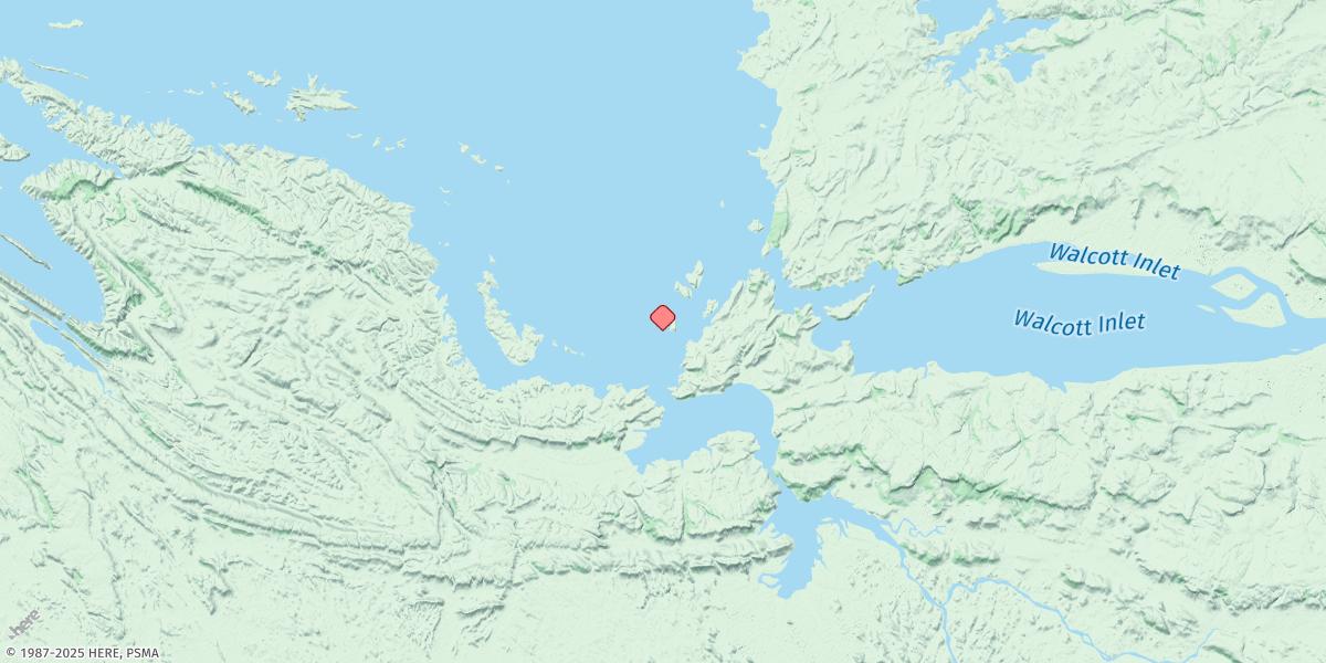 Map of Shale Island