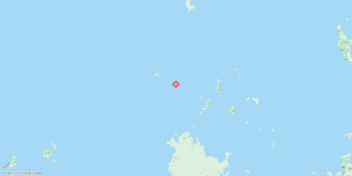 Map of Baudin Island