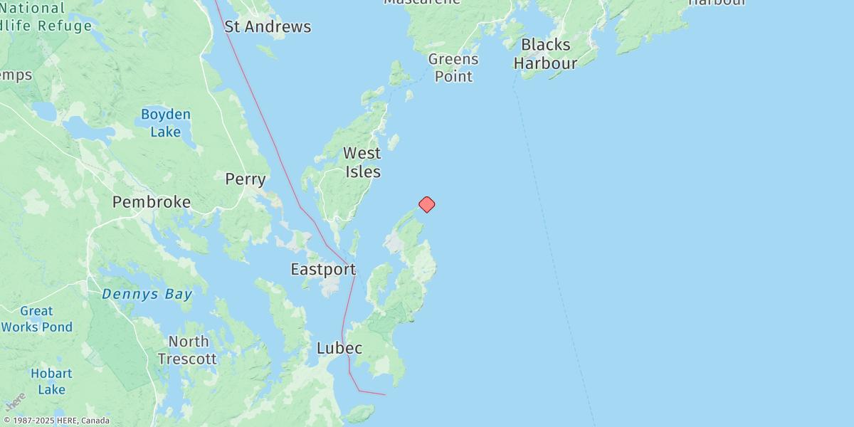 Map of East Quoddy Head