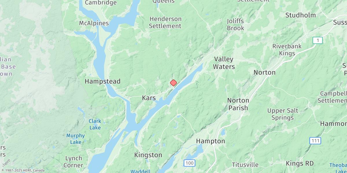 Map of Hatfield Point