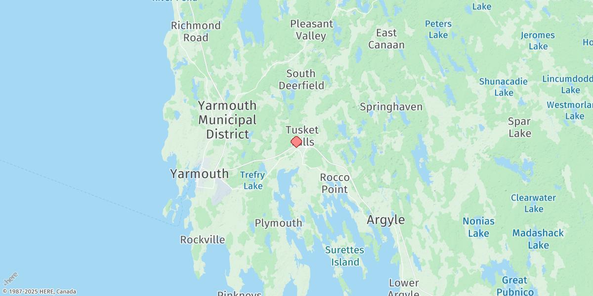 Map of TUSKET