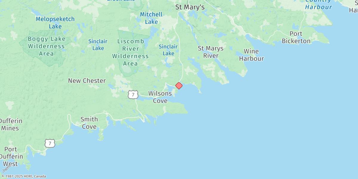 Map of LISCOMB HARBOUR