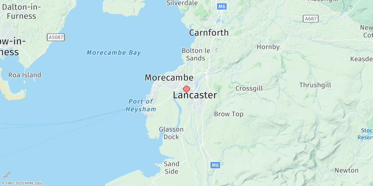 Map of Lancaster