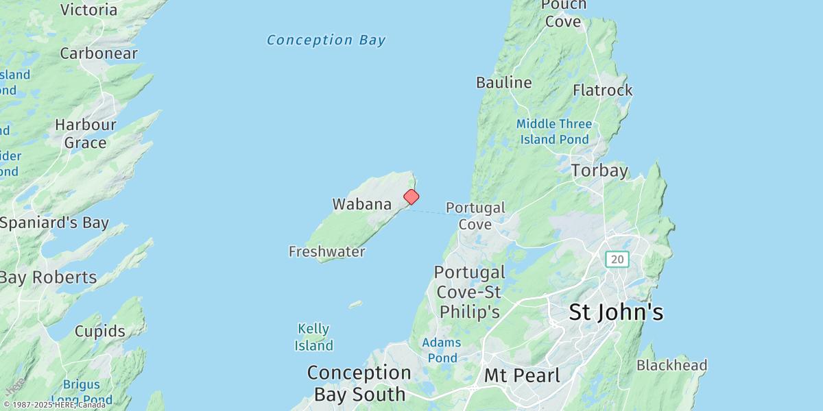 Map of BELL ISLAND