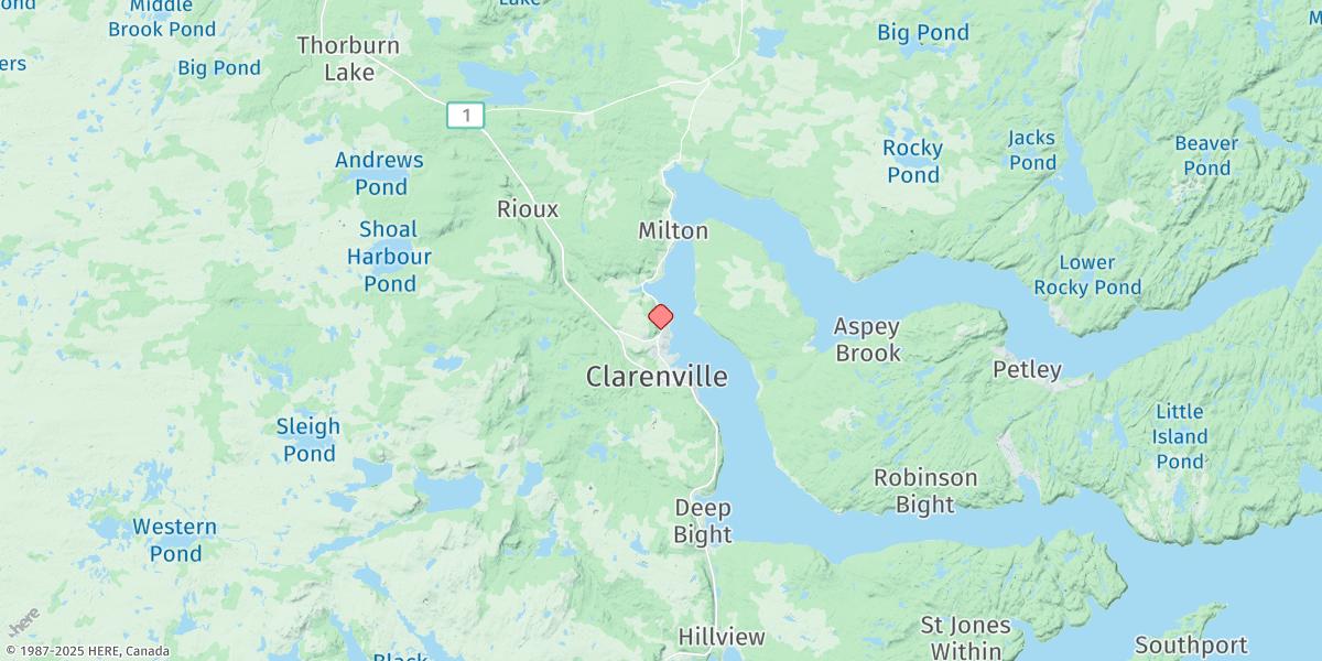 Map of CLARENVILLE