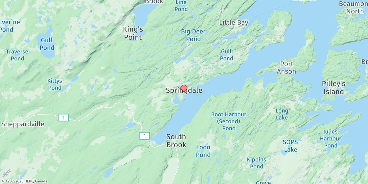 Map of SPRINGDALE