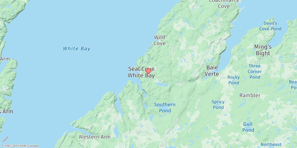 Map of SEAL COVE