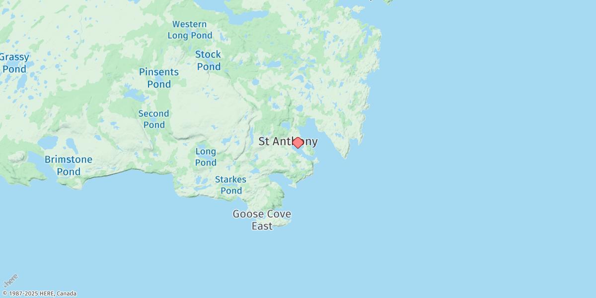 Map of ST ANTHONY