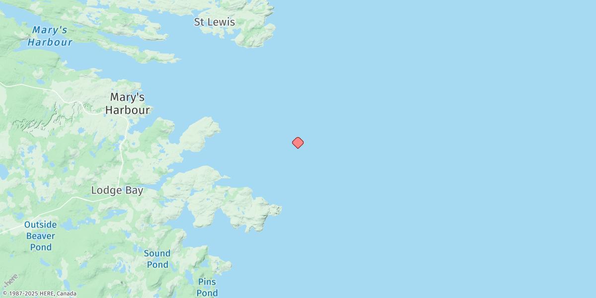 Map of BATTLE HARBOUR