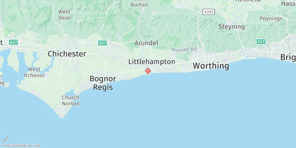 Map of Littlehampton (Entrance)