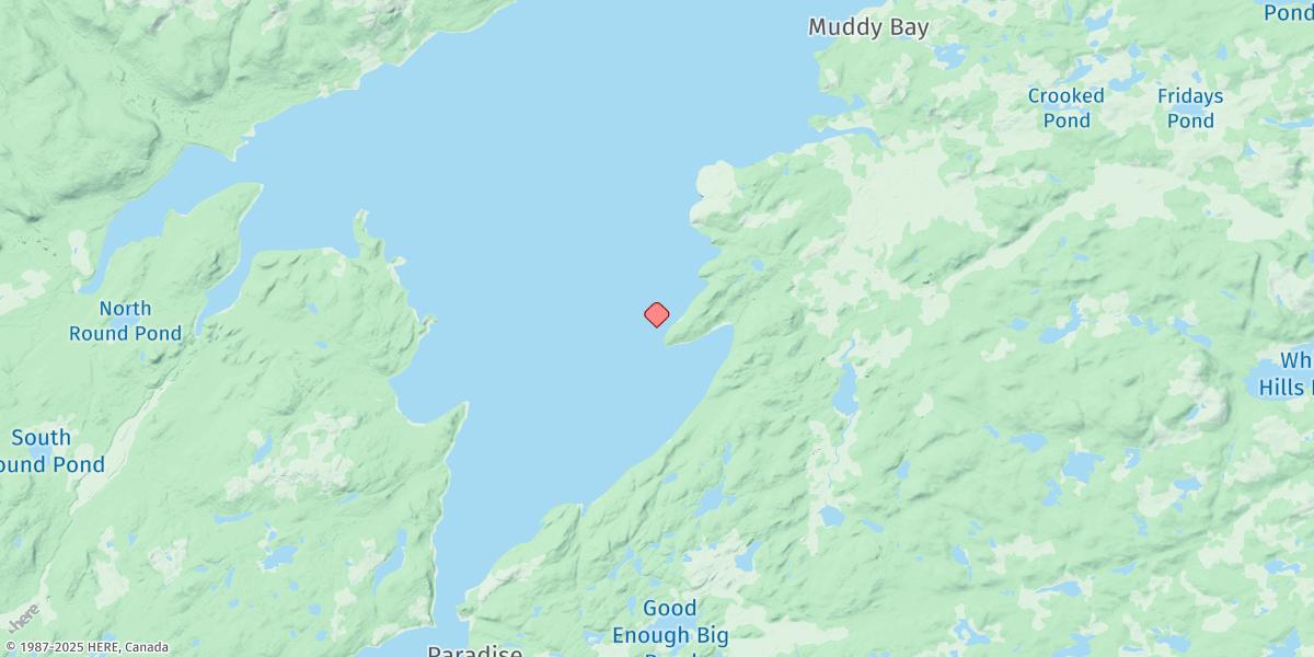 Map of SANDWICH BAY (EAST ARM)