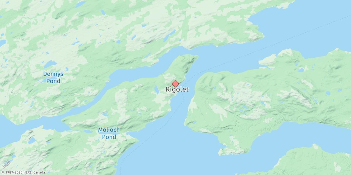 Map of RIGOLET