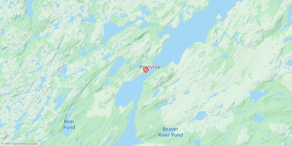 Map of POSTVILLE