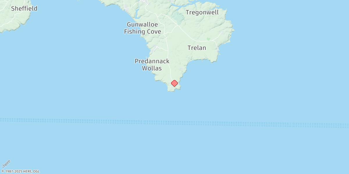 Map of Lizard Point