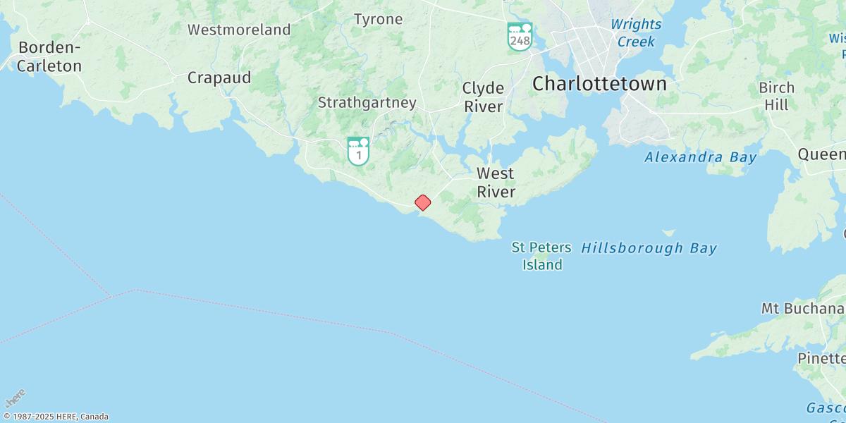 Map of CANOE COVE