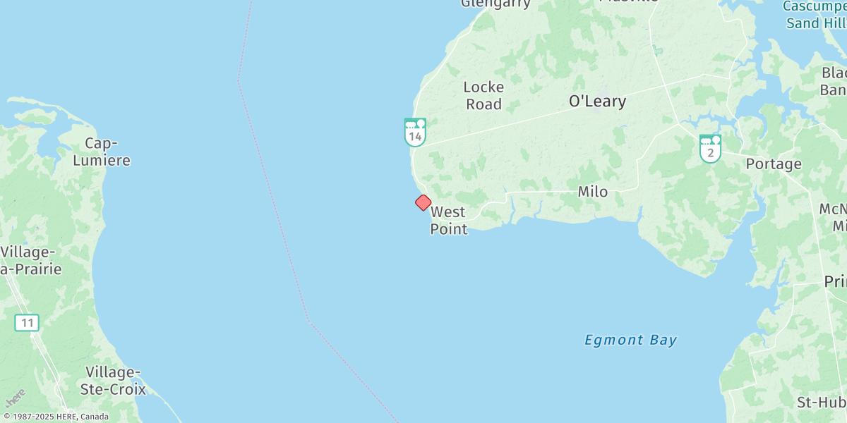 Map of WEST POINT