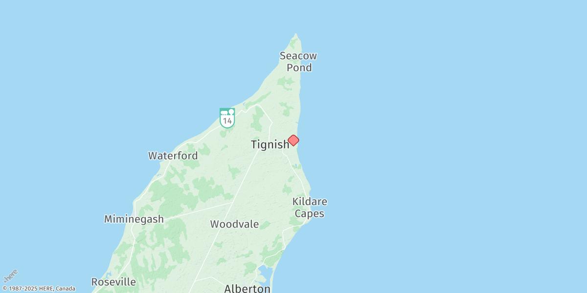 Map of TIGNISH