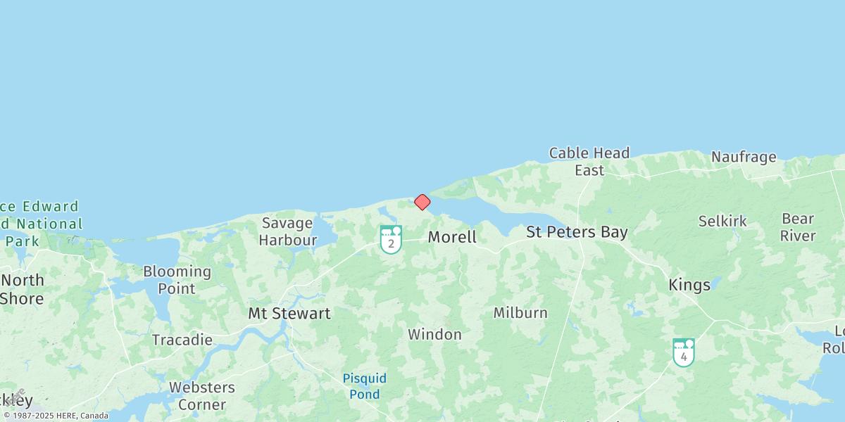 Map of ST PETERS BAY
