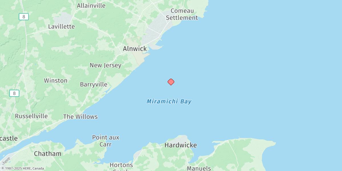 Map of PORTAGE ISLAND