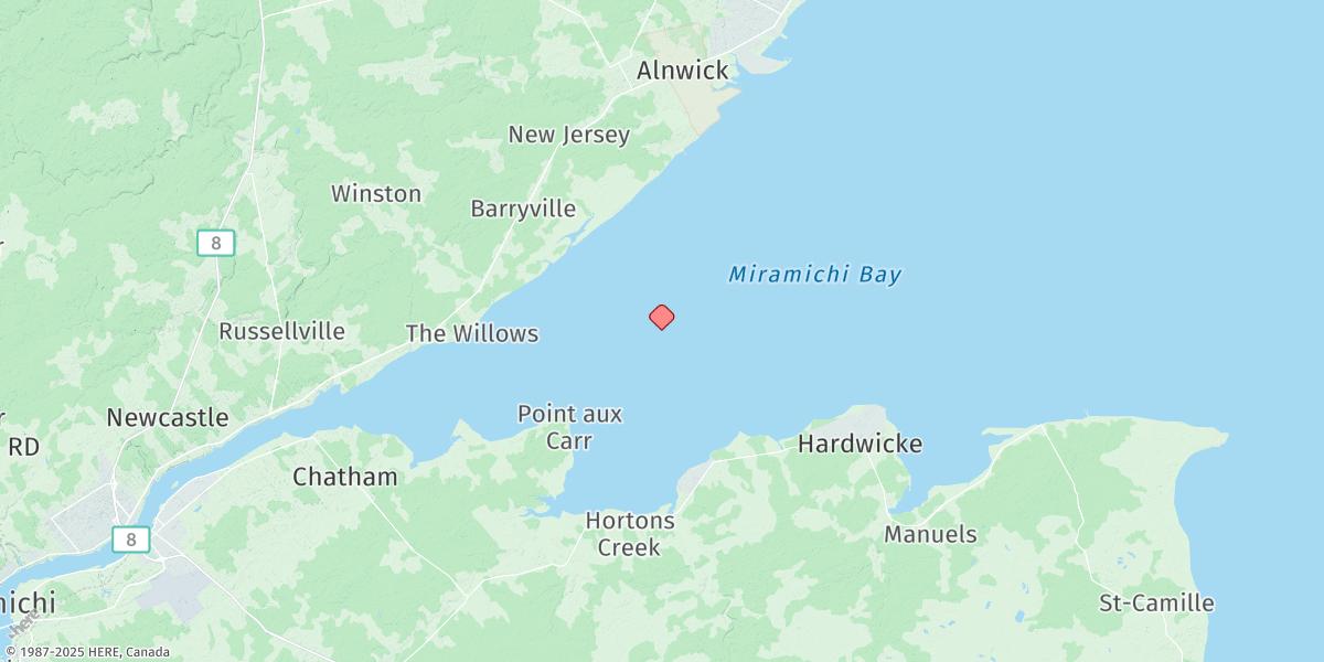 Map of CORMORANT (UNDERWATER)