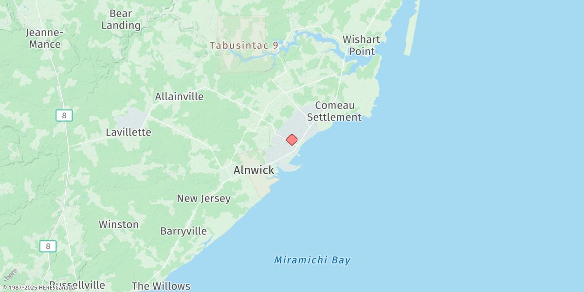 Map of NEGUAC