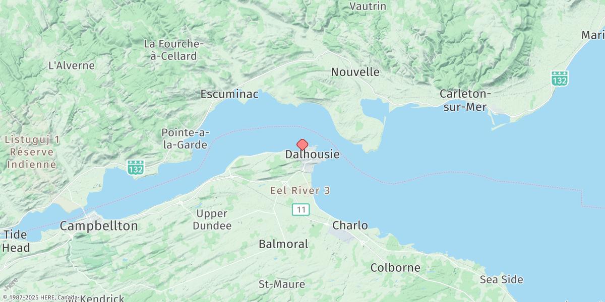 Map of DALHOUSIE