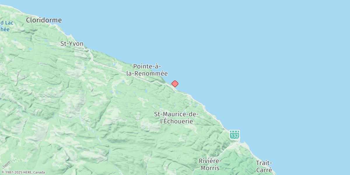 Map of L'Anse-à-Valleau
