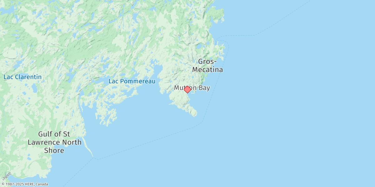 Map of Baie des Moutons