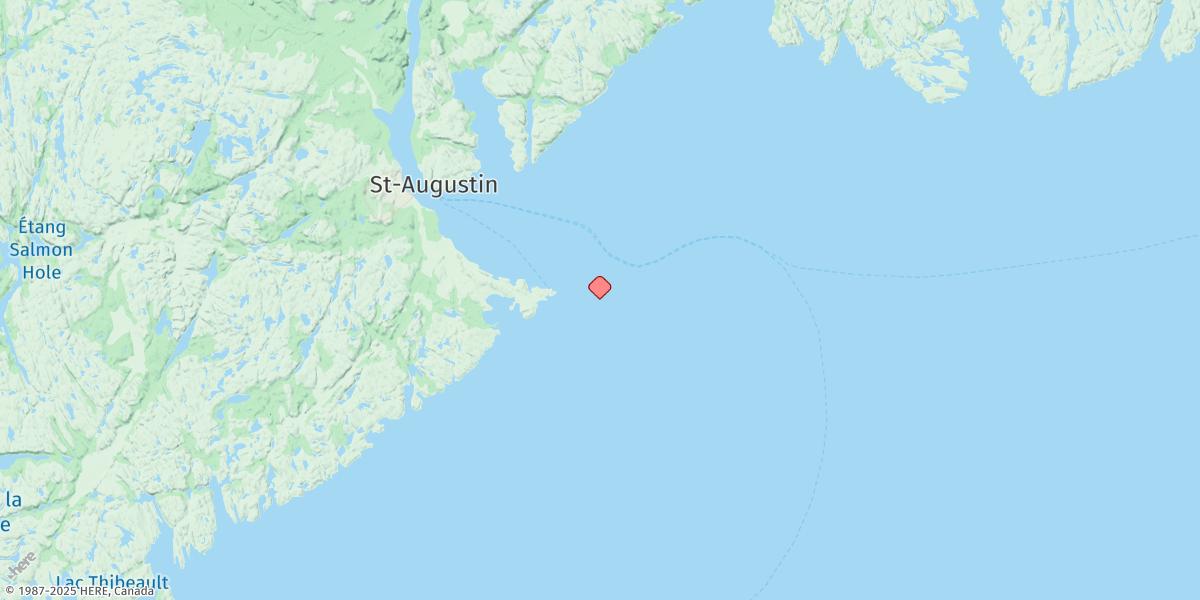 Map of Saint-Augustin