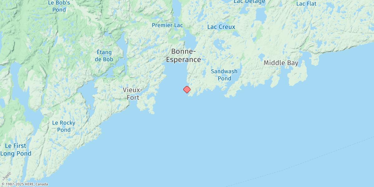 Map of Île des Esquimaux
