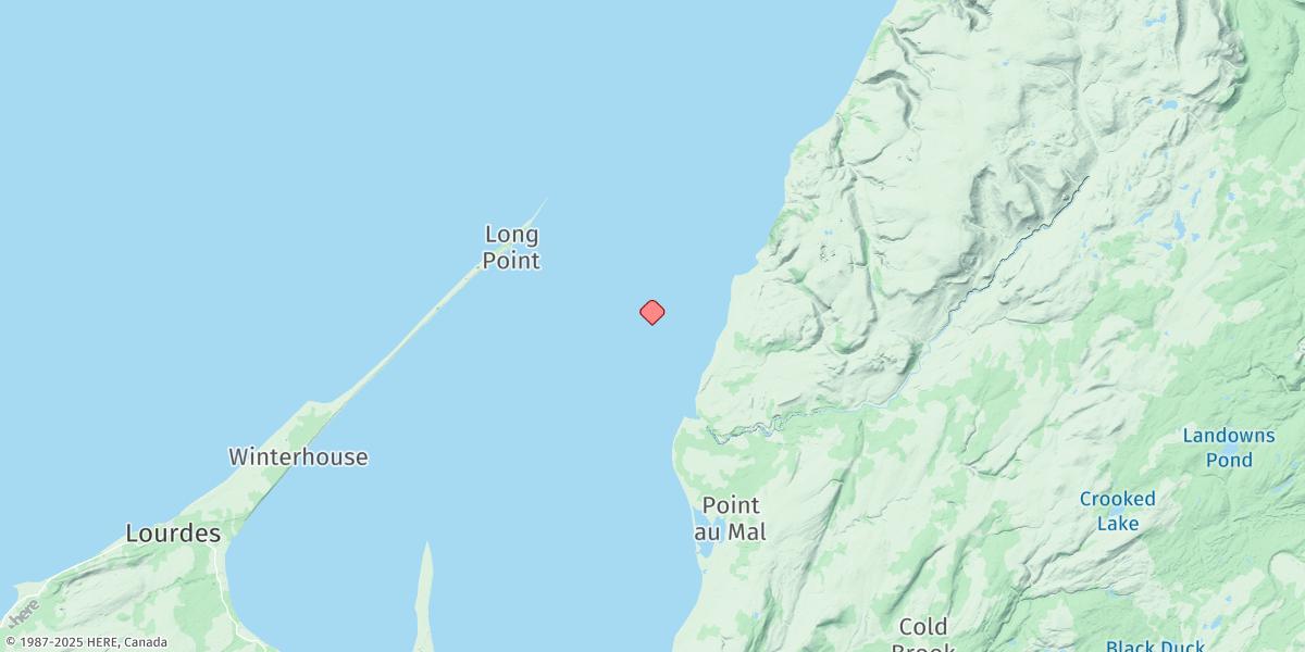Map of FOX ISLAND
