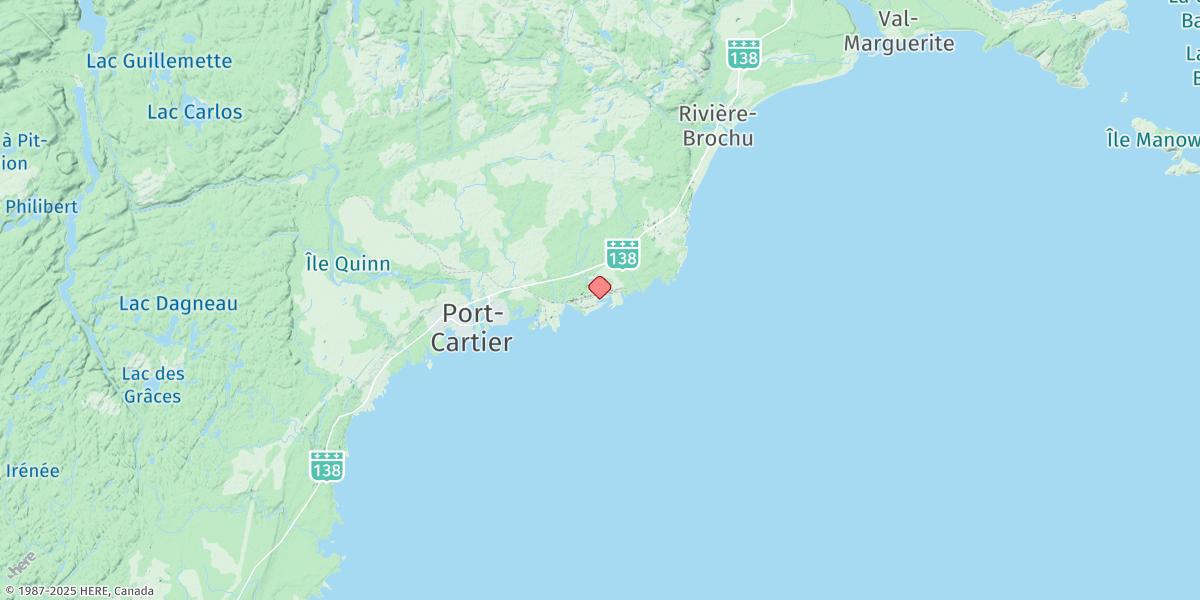 Map of Port-Cartier