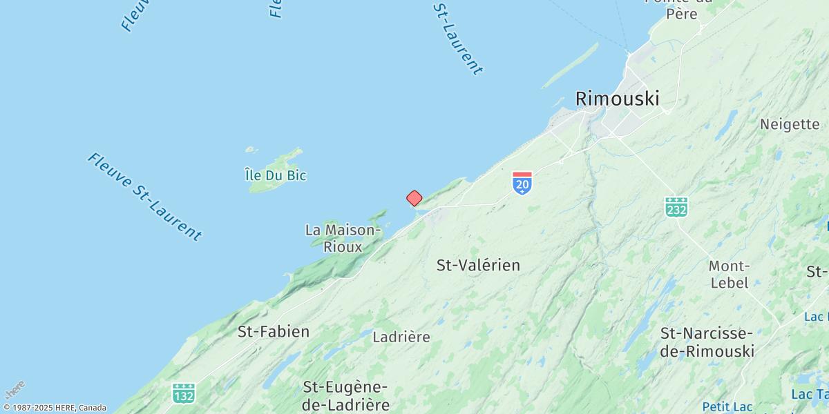 Map of Le Bic