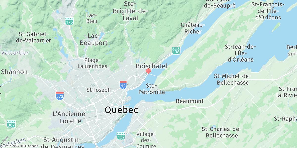 Map of Montmorency