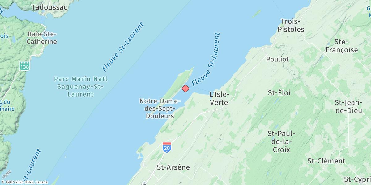 Map of L'Isle-Verte