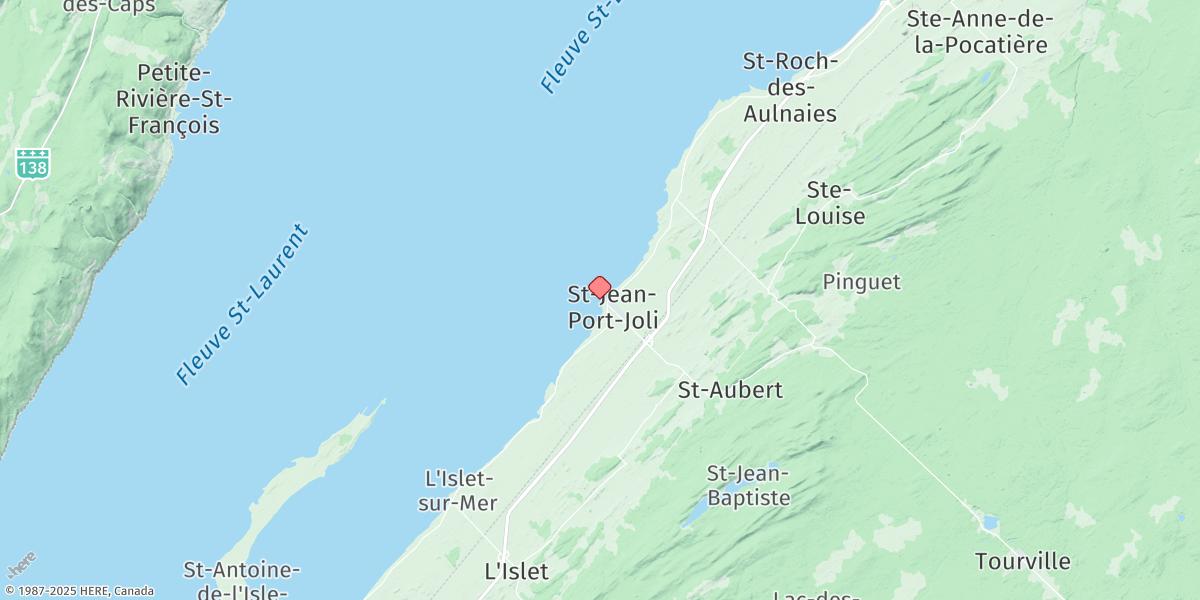 Map of Saint-Jean-Port-Joli
