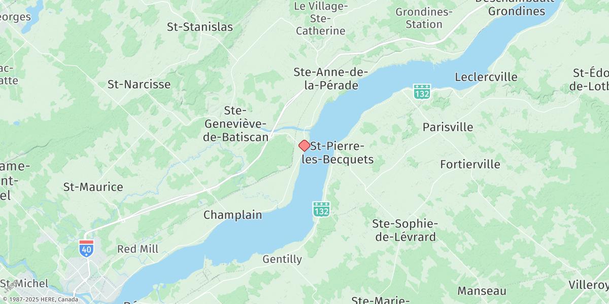 Map of Batiscan