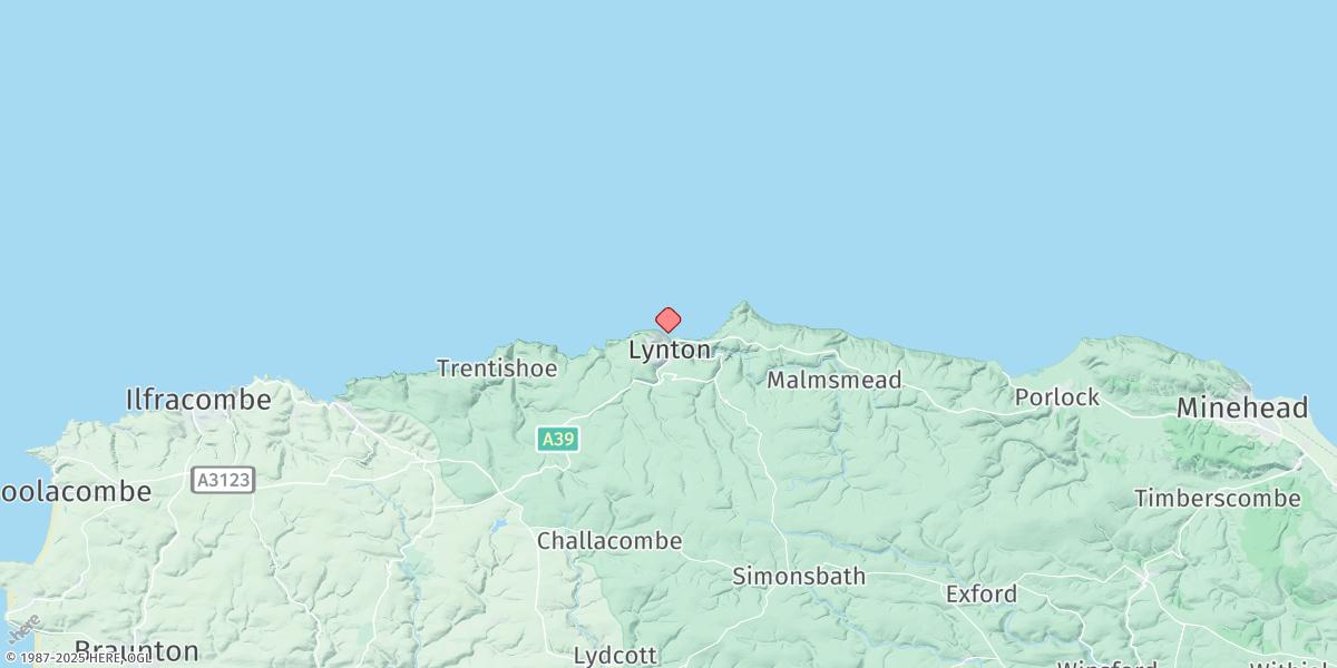 Map of Lynmouth