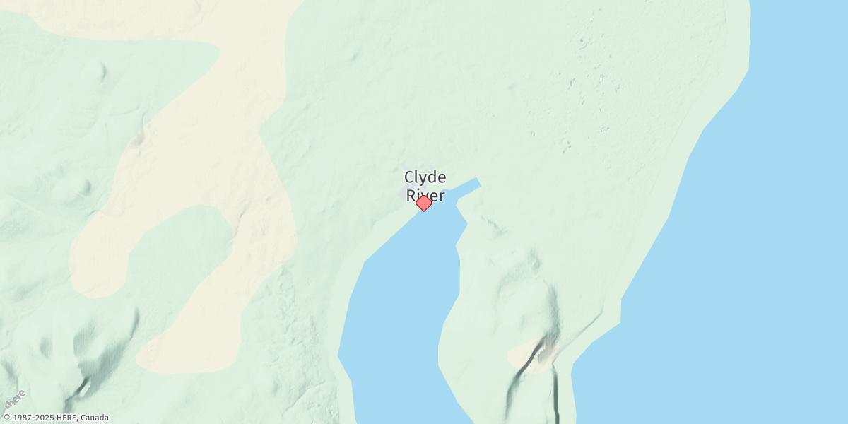 Map of Clyde River