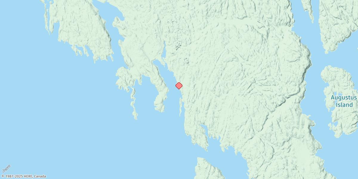 Map of Lewis Bay