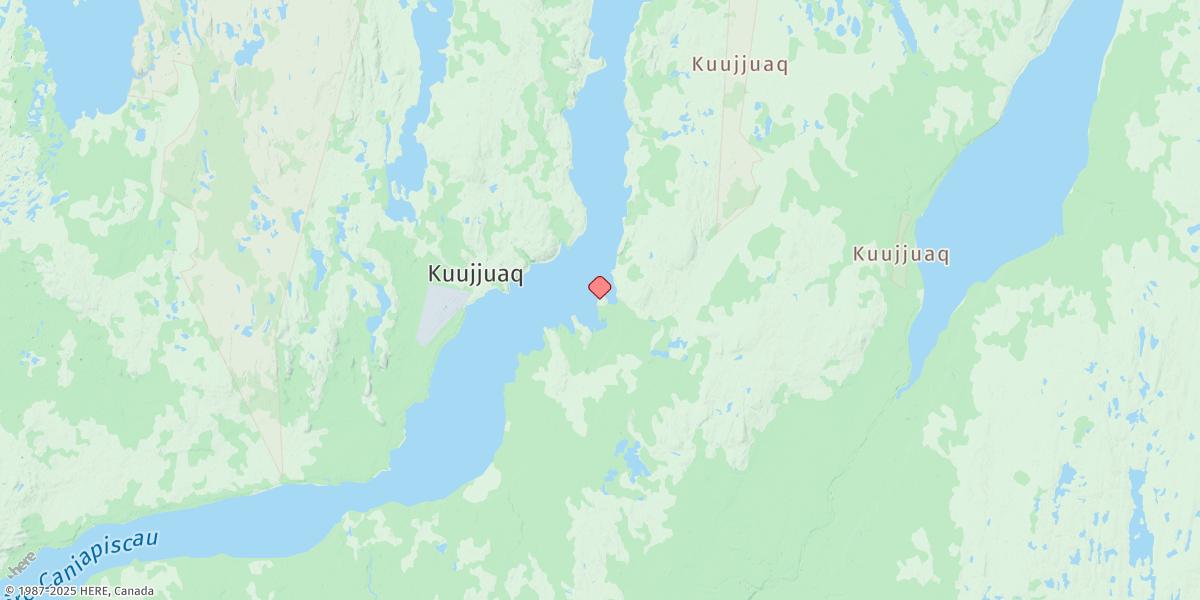 Map of Kuujjuaq